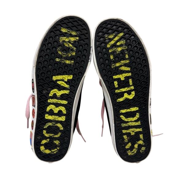 Vans Old Skool x Cobra Kai Shoes Black Canvas Skate Sneakers Mens 8 Womens 9.5 - Picture 11 of 11